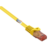 Renkforce RF-5462928 hálózati kábel Sárga 0,15 M Cat6 U/UTP (UTP)