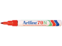 Artline 70 permanente marker Rood 1 stuk(s)