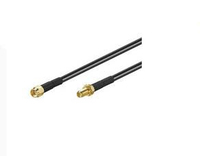 Microconnect 51676 coaxial cable 2 m RP-SMA Black