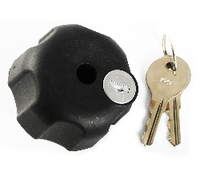 RAM Mounts Key Lock Knob with Brass Insert for C Size Socket Arms