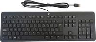HP 803823-DD1 teclado USB QWERTY Islandés Negro