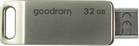 Goodram ODA3 USB flash drive 32 GB USB Type-A / USB Type-C 3.2 Gen 1 (3.1 Gen 1) Zilver