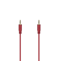 Hama Flexi-Slim câble audio 0,75 m 3,5mm Rouge