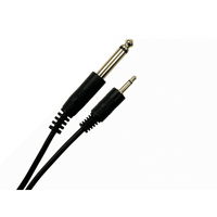 Cables Direct 2M6M3-010 audio cable 10 m 3.5mm 6.35mm Black