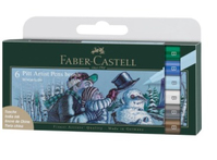 Faber-Castell 167176 mazak Niebieski, Brązowy, Cyjan, Zielony, Szary, Biały 1 szt.