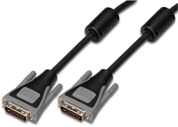 Digitus DB-229803 cable DVI 5 m DVI-D Negro, Gris
