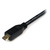 StarTech.com HDADMM50CM HDMI kábel 0,5 M HDMI A-típus (Standard) HDMI D-típus (Micro) Fekete