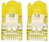 Intellinet 350464 netwerkkabel Geel 0,5 m Cat6a S/FTP (S-STP)