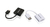 iogear GUC211VKIT toetsenbord-video-muis (kvm) kabel Zwart