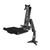 StarTech.com Sit Stand Monitor Arm - Desk Mount Adjustable Sit-Stand Workstation Arm for Single 34" VESA Mount Display - Ergonomic Articulating Standing Desk Converter with Keyb...