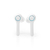 Nedis HPBT5055WT hoofdtelefoon/headset Hoofdtelefoons Draadloos In-ear Oproepen/muziek Bluetooth Wit