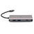 C2G Mini station d’accueil USB-C 8 en 1 avec HDMI, 2 USB-A, Ethernet, lecteur de carte SD et USB-C, alimentation électrique jusqu’à 100 W - 4K 30 Hz