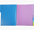 Exacompta 56190E tab index Drawing folder Polypropylene (PP) Blue, Pink, Turquoise, Yellow