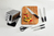 Ninja Foodi StaySharp Messenblok met sleuven Roestvrijstaal Zwart, Zilver