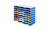 Styro 268-03081.38 Dateiablagebox Kunststoff Blau, Grau