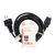 Nedis CEGL10030BK30 câble électrique Noir 3 m Prise d'alimentation type F IEC 320