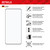 Displex Panzerglas (10H) für Xiaomi Redmi Note 13 Pro+, Eco-Montagerahmen, Full Cover