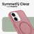 OtterBox Symmetry Series Clear pour MagSafe pour Apple iPhone 16, Thimbleberry