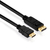 PureLink PI5100-100 adaptador de cable de vídeo 10 m DisplayPort HDMI Negro