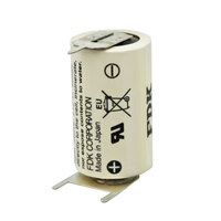 Sanyo Lithium Batterie CR14250 SE 1/2AA, IEC CR14250, 3er Print, Rastermaß ca. 10mm