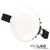 Article picture 2 - Cover aluminium round white opal for recessed spotlight SYS-68