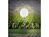 LED Solarkugeln Garten - 2er SET, Leuchtkugel Ø 20cm mit Erdspieß