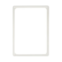 Preisauszeichnungstafel / Plakatwechselrahmen / Plakatrahmen aus Kunststoff | weiß ähnl. RAL 9010 DIN A1 schmalseitig