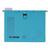 ELBA chic ULTIMATE Hängehefter, DIN A4, 240 g/m² starker Kraft-Karton, für ca. 200 DIN A4-Blätter, für kaufmännische Heftung, mit Komfort-Sichtreiter, mit Daumenausschnitt, blau...