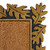 Relaxdays Fußmatte Blätter, 45 x 75 cm, Fußabtreter Gummi & Kokos, rutschfest, Türvorleger innen & außen, Farbwahl