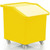 140 Litre Mobile Ingredient Trolley - Clear (R206A) - Yellow