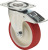 Produkt Bild von Stahl Lenkrolle mit Bremse mit Rad aus Polyurethan ,Traglast 150 Kg