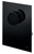 OVENTROP 1022778 OV Abdeckung Unibox T-RTL mit Thermostat Echtglas schwarz