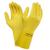 Ansell 87-190 Gr. 9,5 - 10 Latex-Handschuh, gelb alliergieminimiert
