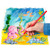 Noris Club® aquarell 144 10 Aquarellfarbstift Doppeldecker-Kartonetui mit 36 sortierten Farben inkl. Pinsel