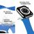 NALIA Silicone Cinturino Smart Watch compatible con Apple Watch Bracciale Ultra/SE Series 8/7/6/5/4/3/2/1, 42mm 44mm 45mm 49mm, per iWatch Orologio Fitness Donna e Uomo Blu Chiaro