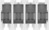 Buchsengehäuse, 4-polig, RM 3.96 mm, gerade, weiß, 3-644468-4