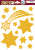 HERMA 15109 Venster deco ster goud Bild 3