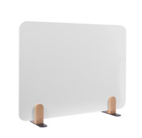 Legamaster ELEMENTS Whiteboard-Tischtrennwand 60x80cm mit Halterungen