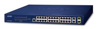 24-Port 10/100TX 802.3at High Power POE + 2-Port Gigabit TP/SFP Combo Managed Ethernet Switch (420W) Netzwerk-Switches