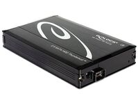 2.5" Thunderbolt SATA enclosure, black, with EU power adapter, 15 mm (TB cable not included)Storage Drive Enclosures