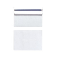 Briefumschlag C6, weiß, mit Selbstklebung, 75 g/qm, 25 Stück eingeschweißt