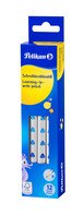 Bleistift Schreiblernbleistift BJ, B, Weiß/Blau, 12 Stück in Faltschachtel