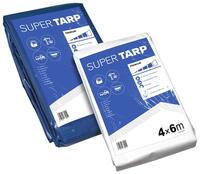 Abdeckplane super TARP premium, LDPE besch. 250 g/qm, 10x20 m, Farbe blau