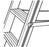 Strebenset starr, (2 Stück) aushängbar, für ein- und beidseitige Leitern mit 2 S
