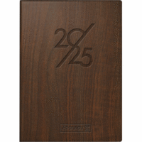 Taschenkalender 736 10x14cm 1 Tag/Seite Balacron Nature braun 2025