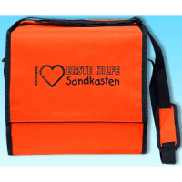 Erste-Hilfe-Tasche Ruck-Zuck 'Sandkasten' orange