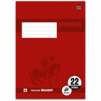 Oktavheft Premium A6 32 Blatt kariert