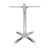 Bolero Flip Top Table Base Made of Aluminium for Indoor & Outdoor Use 680x618mm