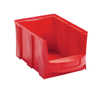 BANDEJA VISO PP. APILABLE 332X211X174 MM. 10L ROJO