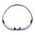 3M™ SecureFit™ 400 Schutzbrille, blau/graue Bügel, Scotchgard™ Anti-Fog-/Antikratz-Beschichtung (K&N), graue Scheibe für innen/außen, SF407SGAF-BLU-EU